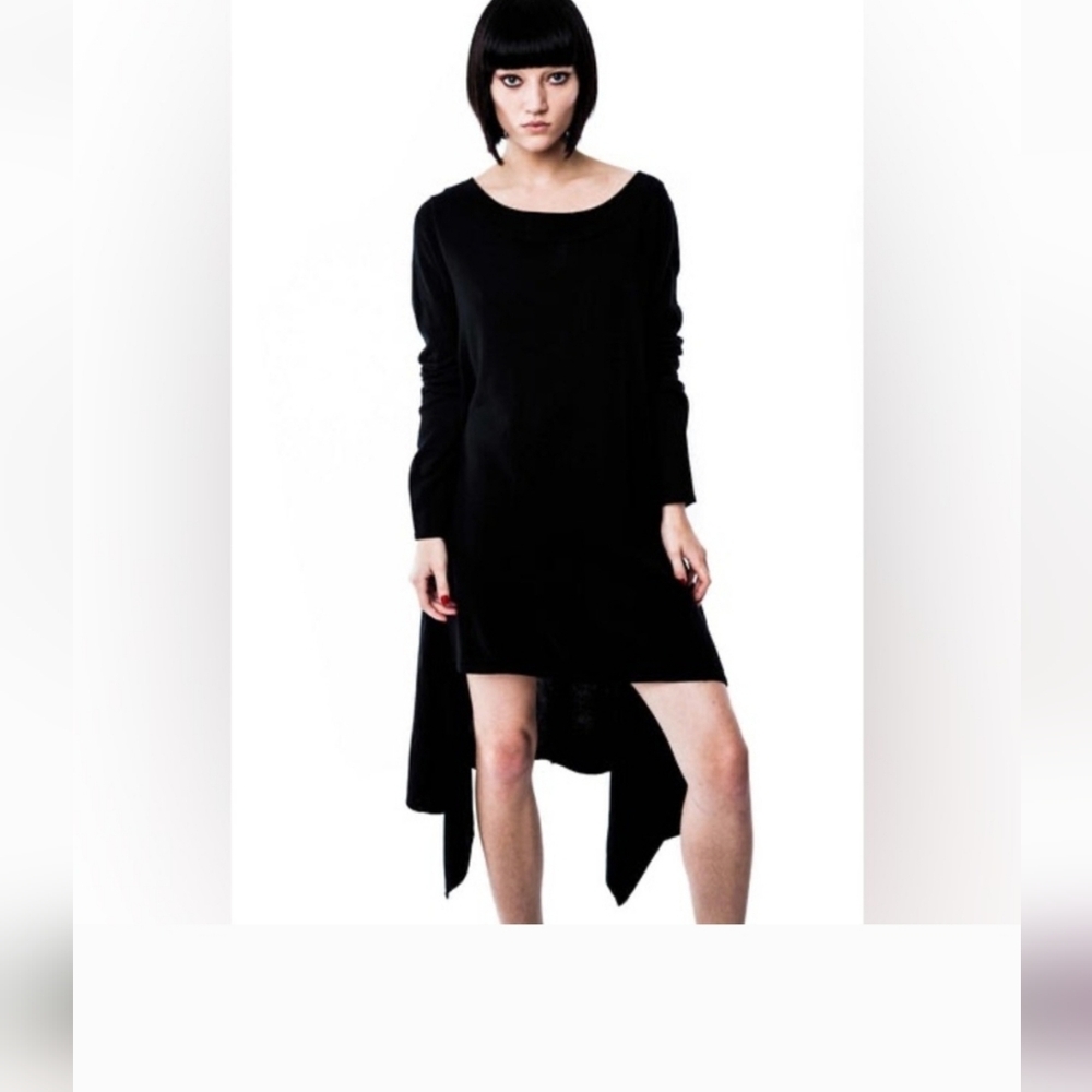 Killstar After Effect Gray Tunic Sweater Dress